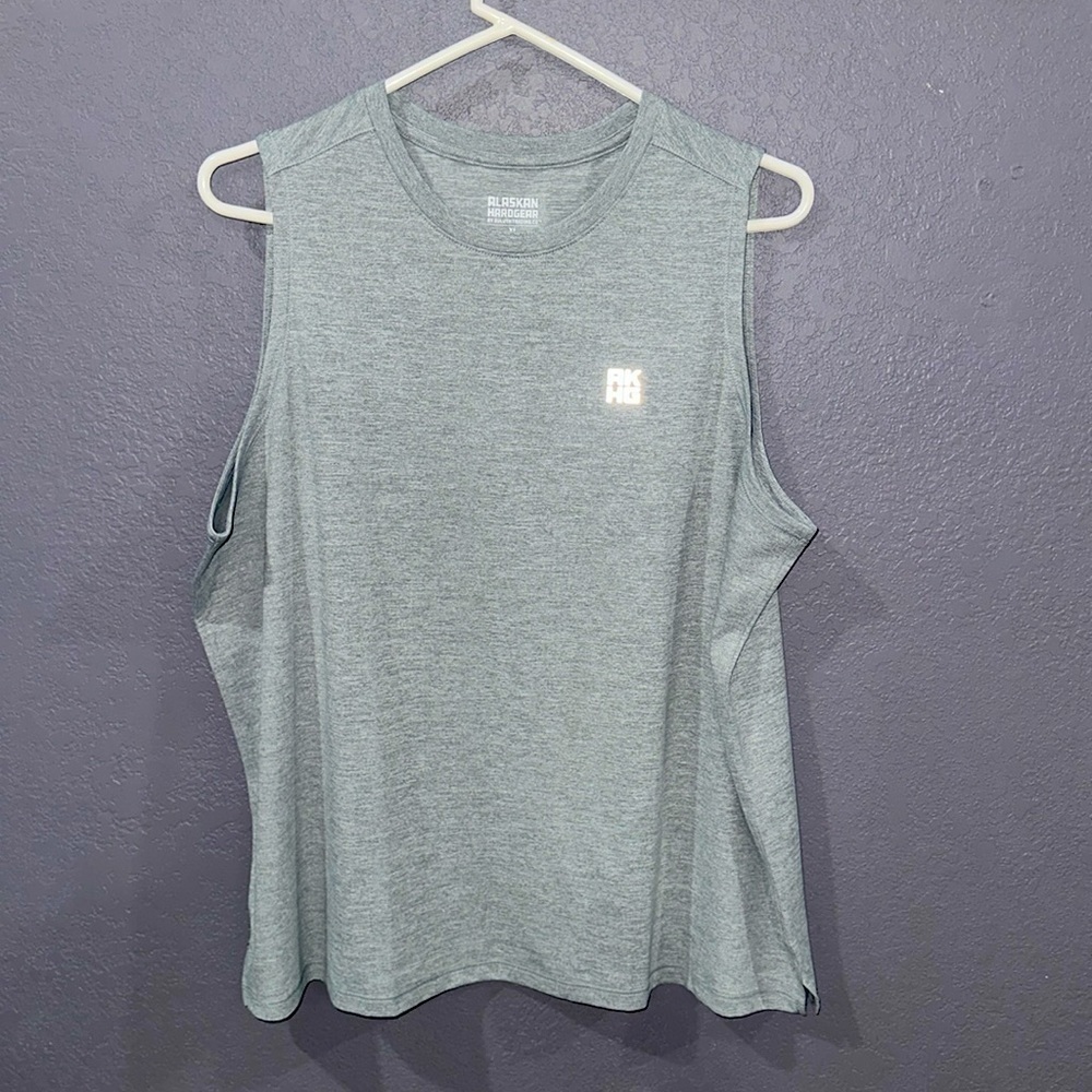 Alaskan Hardgear Duluth Trading Basic Gray Tank Top Women XL Touch Cotton